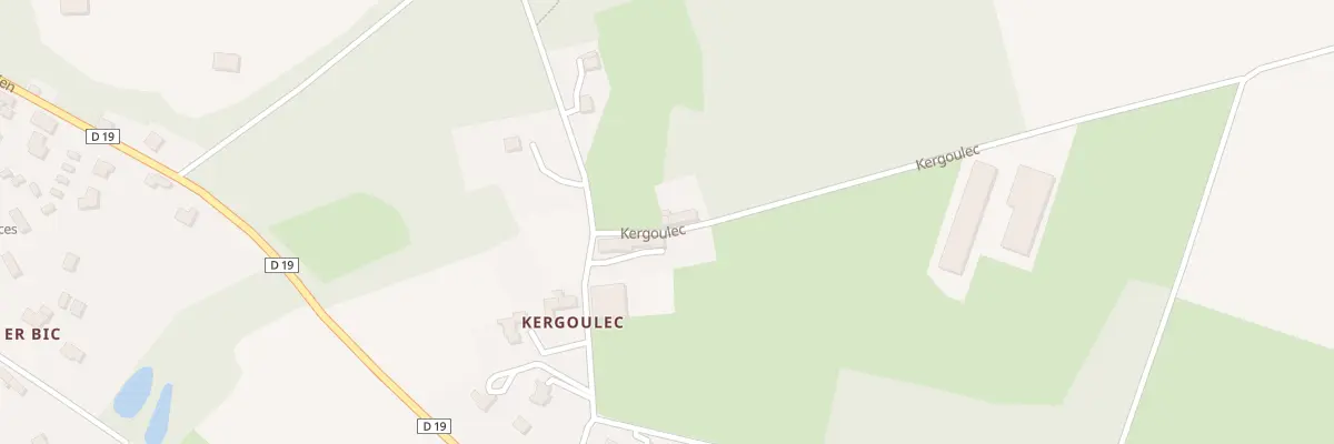 Plan du 24 Kergoulec à Landaul