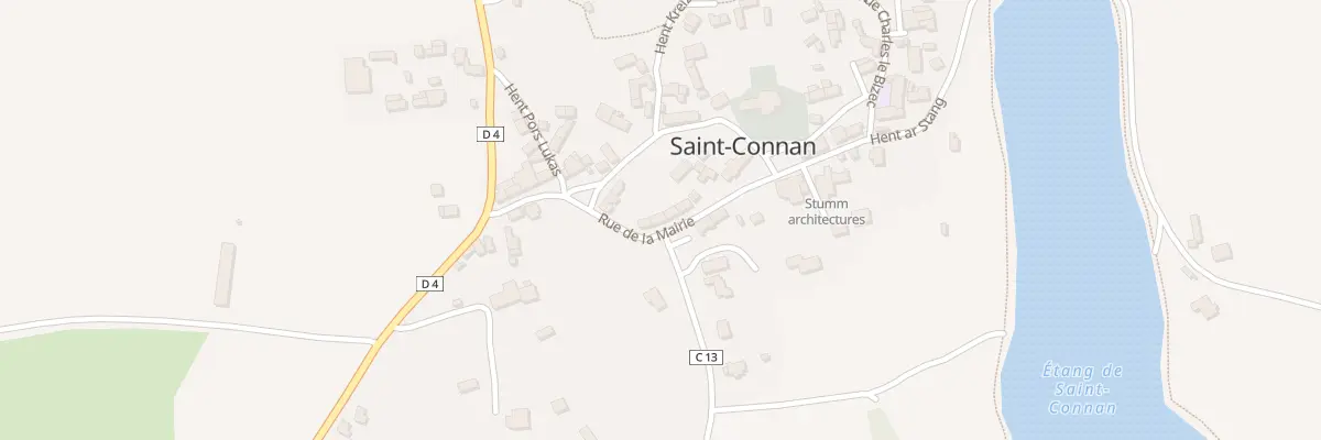 Plan du 11 Rue de la Mairie à Saint-Connan