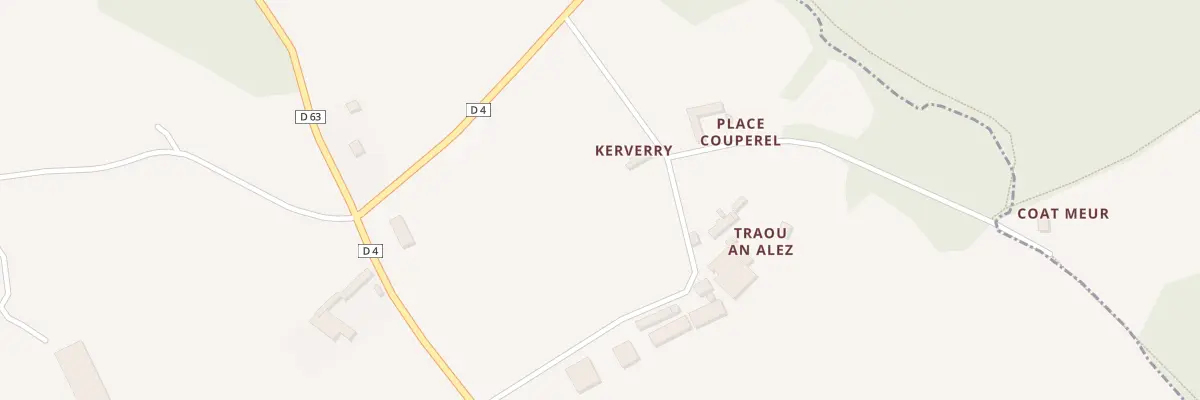 Plan du 2 Kerverry à Saint-Péver