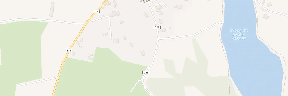 Plan du 4 Rte de Lescanic à Saint-Connan