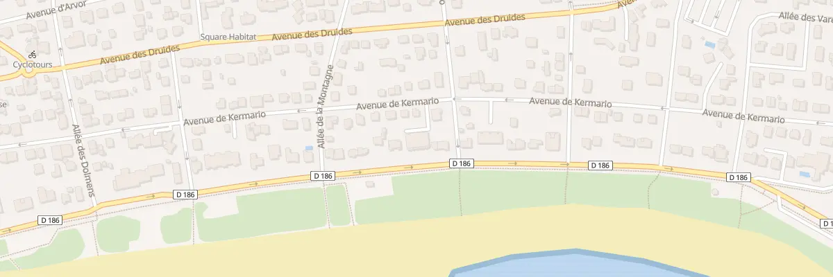 Plan du 51 Bd de la Plage à Carnac