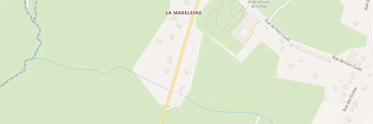 Plan du 5554 La Madeleine à Corlay