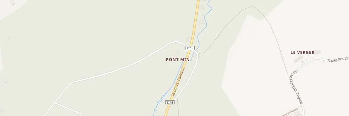 Plan du 2 Rte de Pont Min à Plourivo