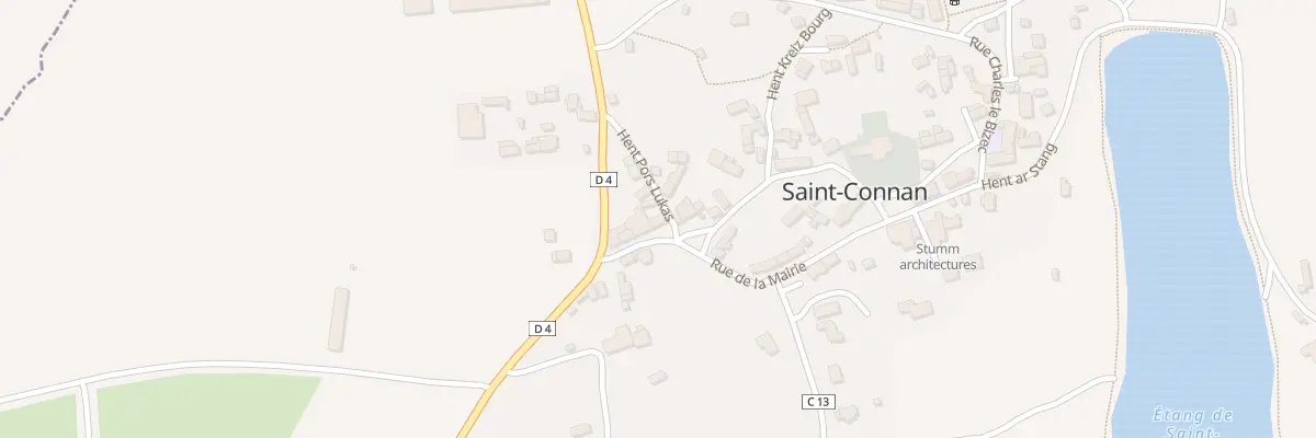 Plan du 7 Rue de la Mairie à Saint-Connan