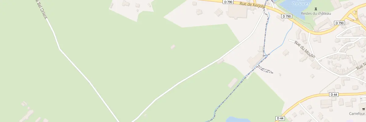 Plan du 5189A Route de Pors Jacques au Haut-Corlay