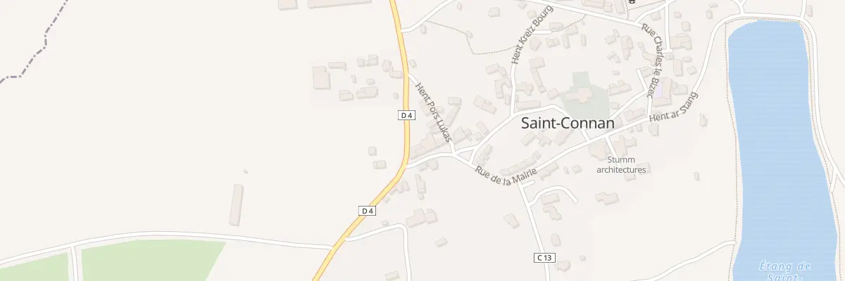 Plan du 5 Rue de la Mairie à Saint-Connan