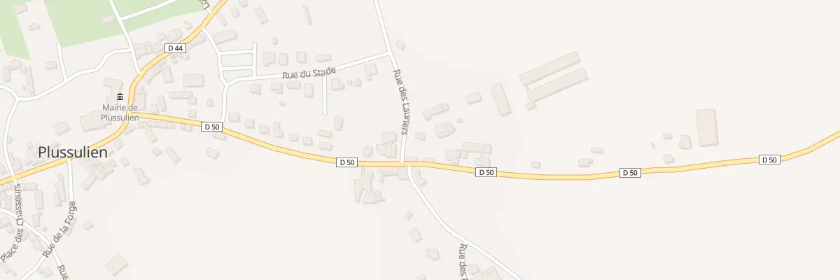 Plan du 7 Rue des Lauriers à Plussulien