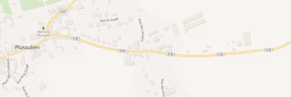 Plan du 23 Rue du Clandy à Plussulien