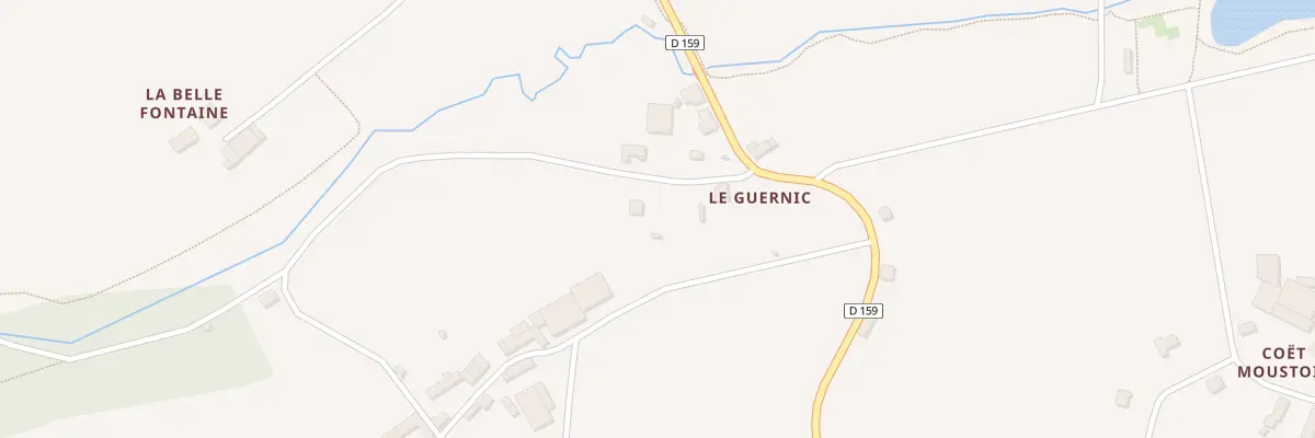 Plan du 4 Le Guernic à Cléguérec