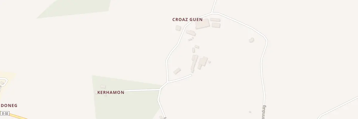 Plan du 9 Croas Guen à Pommerit-le-Vicomte