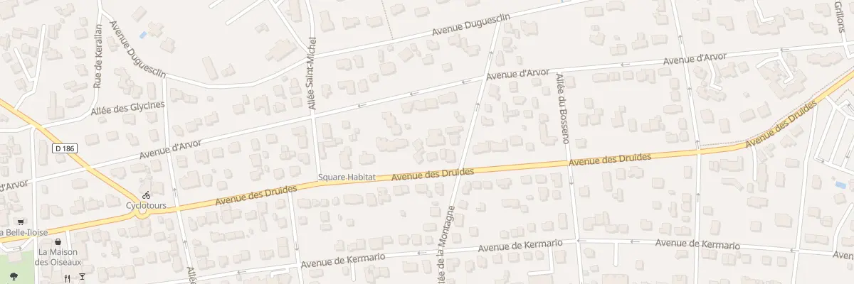 Plan du 115 Av des Druides à Carnac
