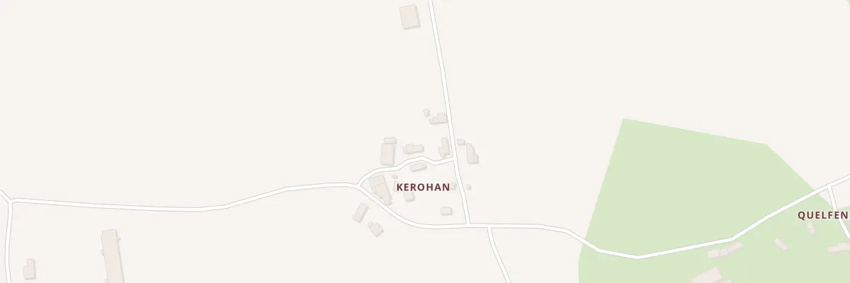 Plan du 5453 Kerohan à Plussulien