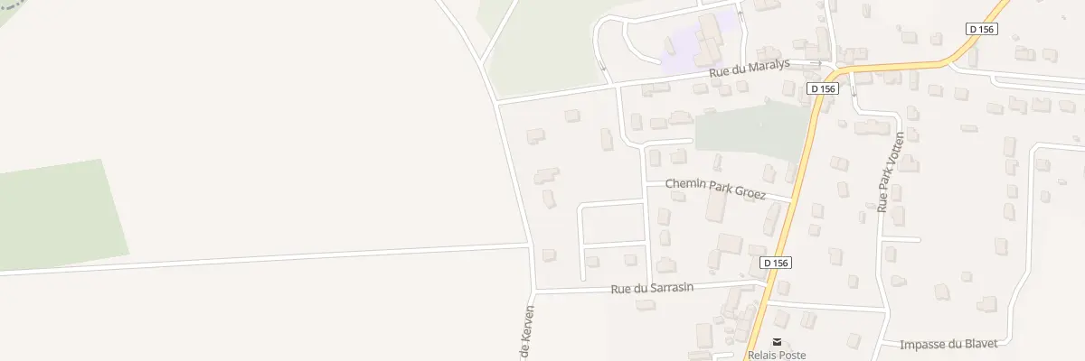 Plan du 375 Rue de Kerven à Pluméliau-Bieuzy