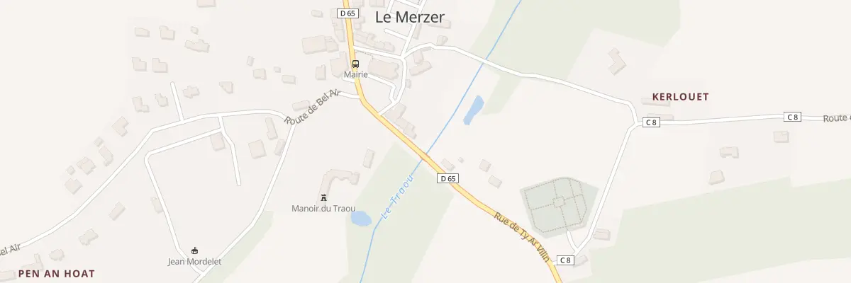Plan du 5 Ty Ar Vilin au Merzer