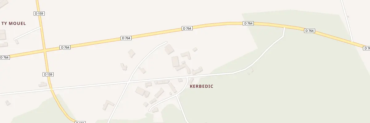 Plan du 22 Kerbedic à Cléguérec
