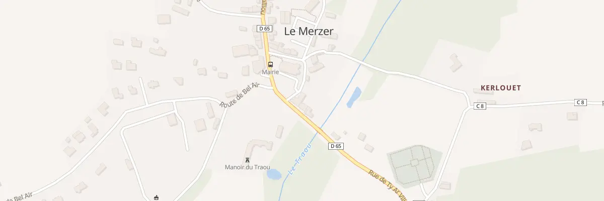 Plan du 1 Ty Ar Vilin au Merzer