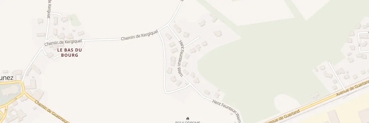 Plan du 14 Vc Hent Feunteun Wern à Paimpol