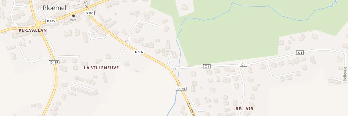 Plan du 27 Rue de la Grotte à Ploemel