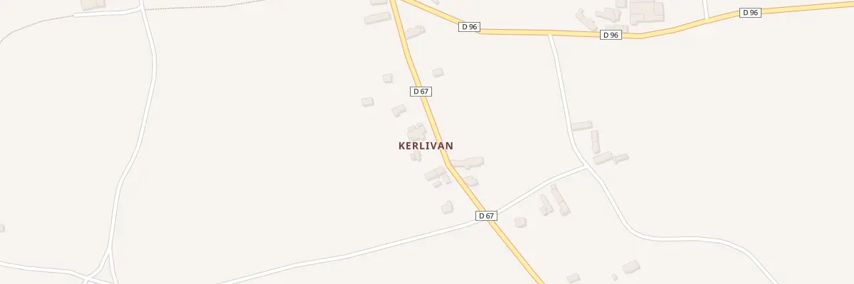 Plan du 8 Kerlivan au Faouët