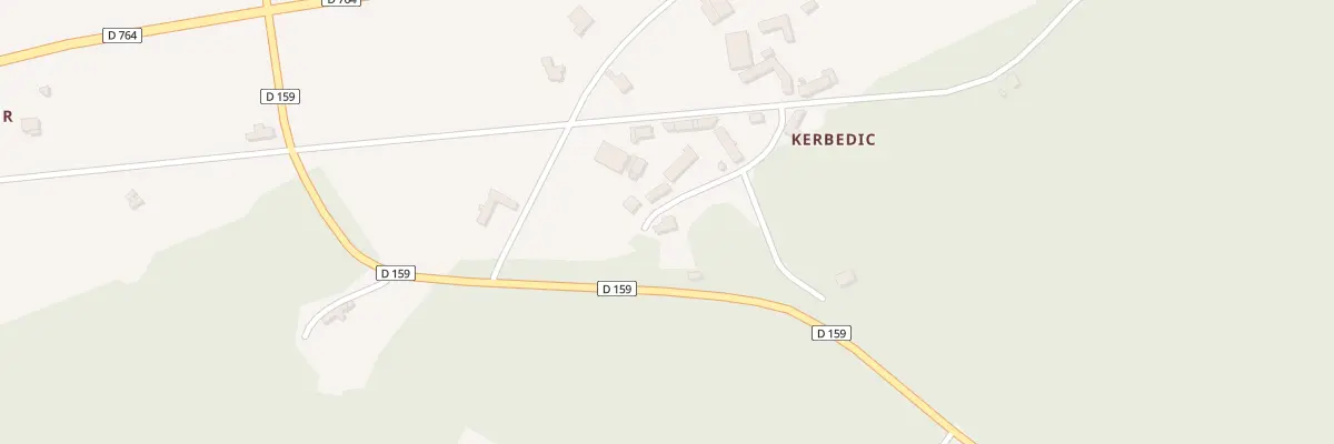 Plan du 36 Kerbedic à Cléguérec