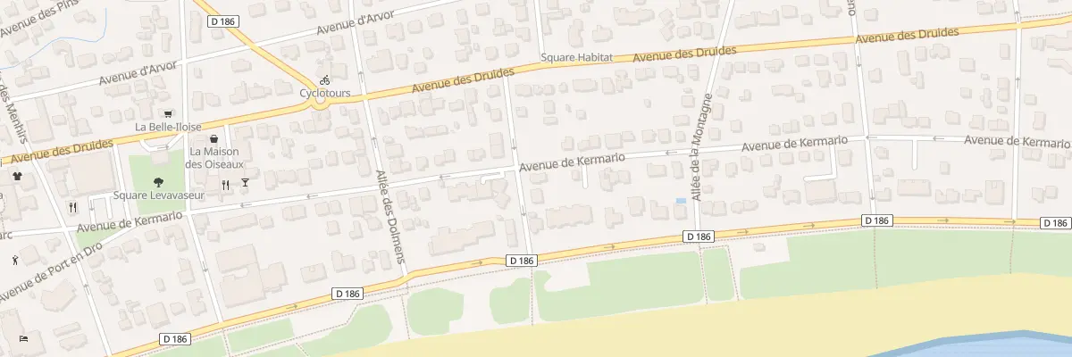Plan du 46 Av de Kermario à Carnac