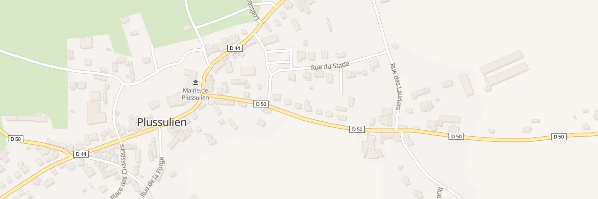 Plan du 9 Rue du Clandy à Plussulien