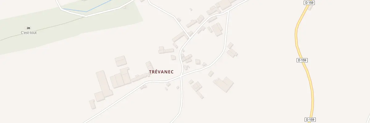 Plan du 5435 Trevanec à Cléguérec