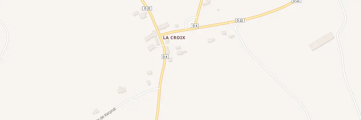Plan du 2 La Croix à Senven-Léhart