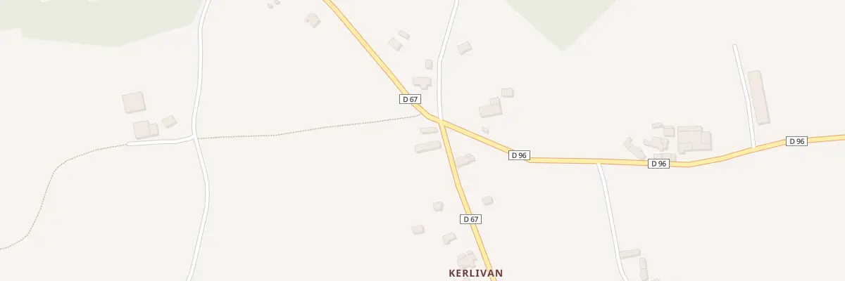Plan du 2 Kerlivan au Faouët