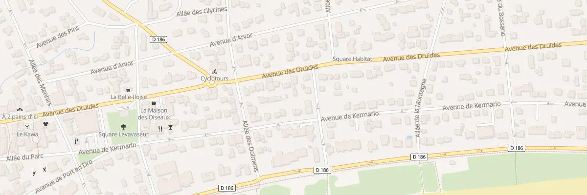 Plan du 41 Av de Kermario à Carnac