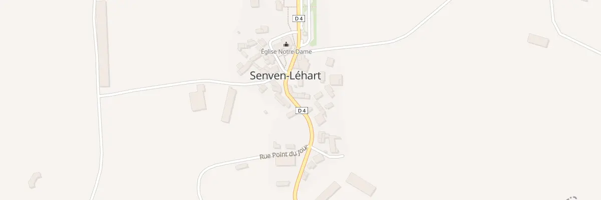 Plan du 15 Grande Rue à Senven-Léhart