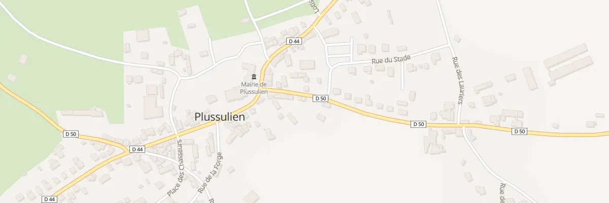 Plan du 10 Rue du Clandy à Plussulien