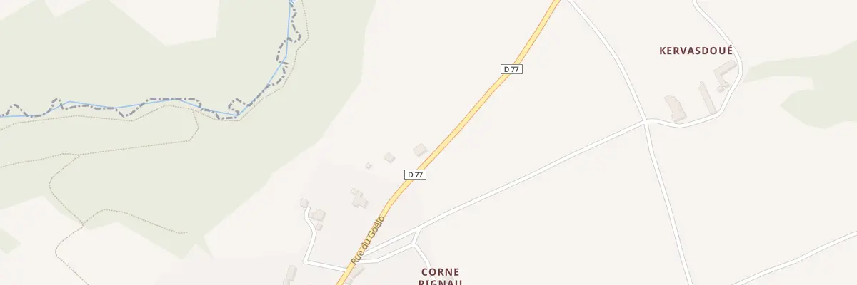 Plan du 13 Rue du Goëlo au Faouët