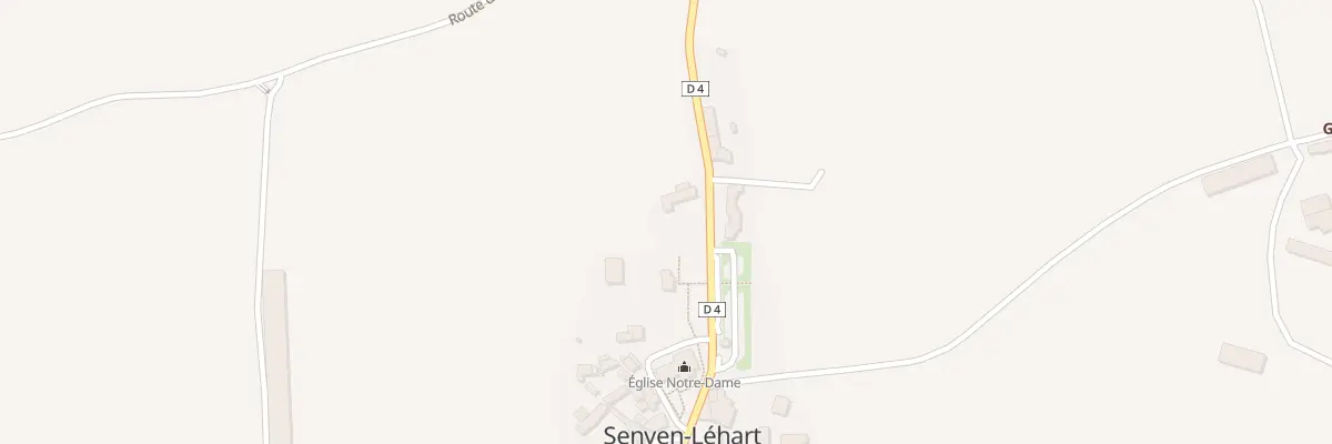 Plan du 2 Grande Rue à Senven-Léhart
