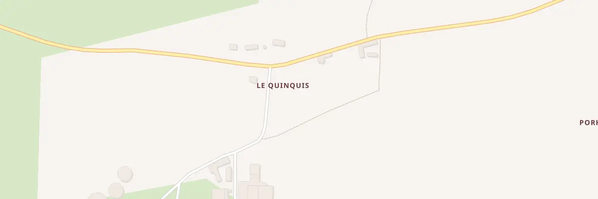 Plan du 2 Le Quinquis à Saint-Aignan
