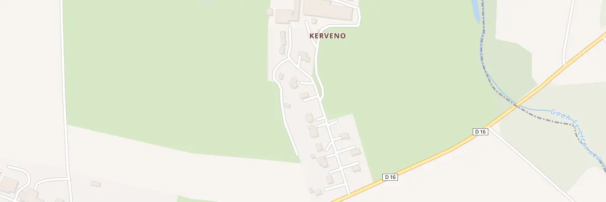 Plan du 11 Kerveno à Landaul