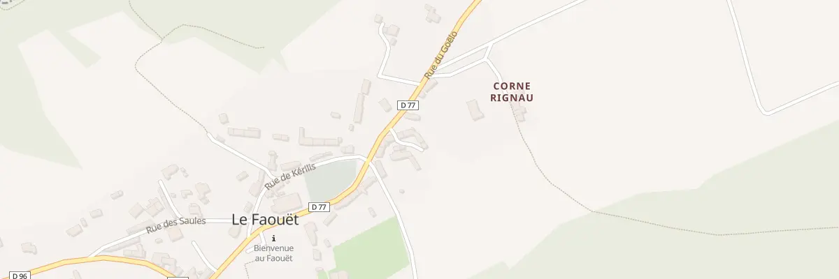 Plan du 20 Rue du Goëlo au Faouët