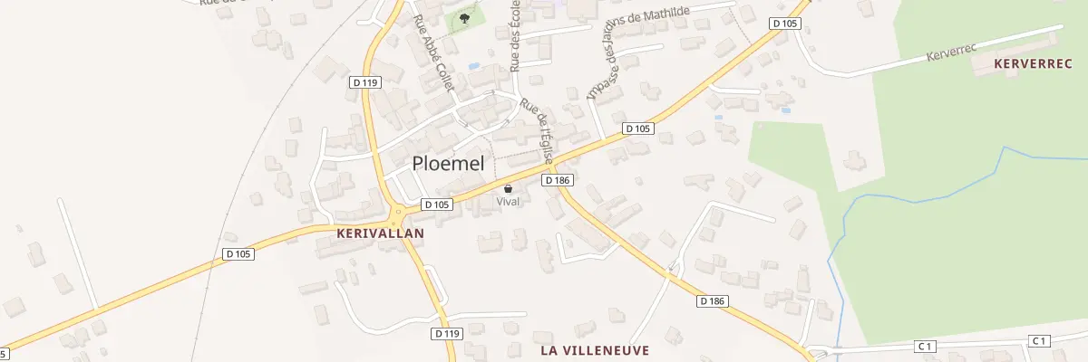 Plan du 22 Rue Joseph le Pévédic à Ploemel
