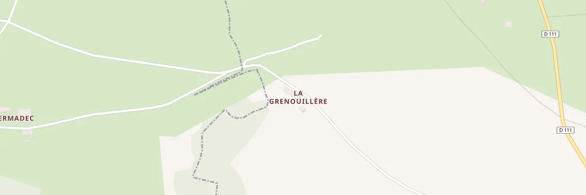 Plan du 5177 La Grenouillere à Caurel