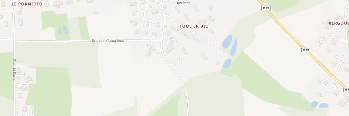 Plan du 5714 Rue de Kerfetan à Landaul