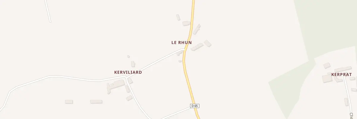 Plan du 1 Le Rhun au Merzer