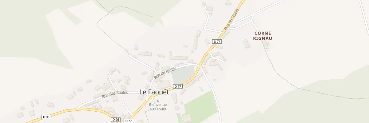Plan du 13 Rue Kerilis au Faouët