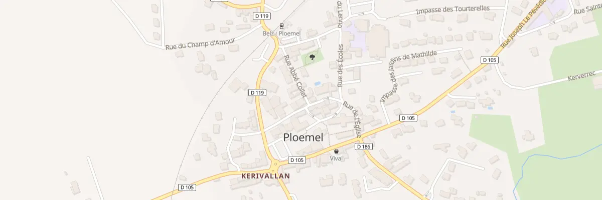 Plan du 7 Rue du Presbytère à Ploemel