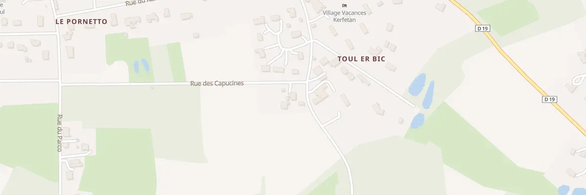 Plan du 1 Rue des Capucines à Landaul