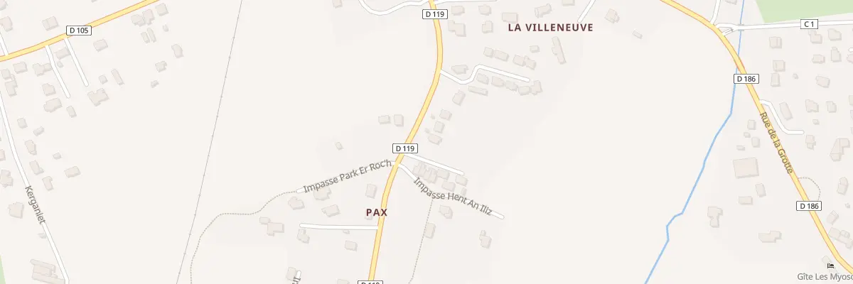 Plan du 9 Vge de Keroulin à Ploemel