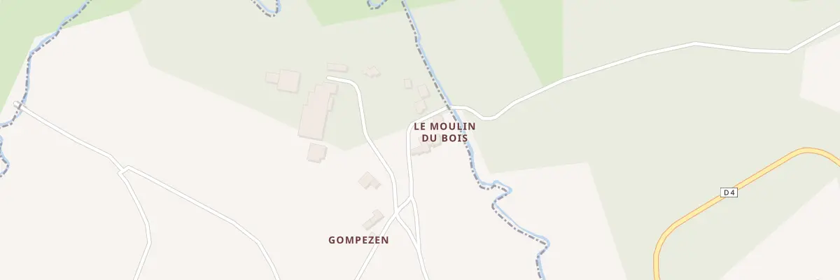 Plan du 5184 Moulin du Bois à Senven-Léhart