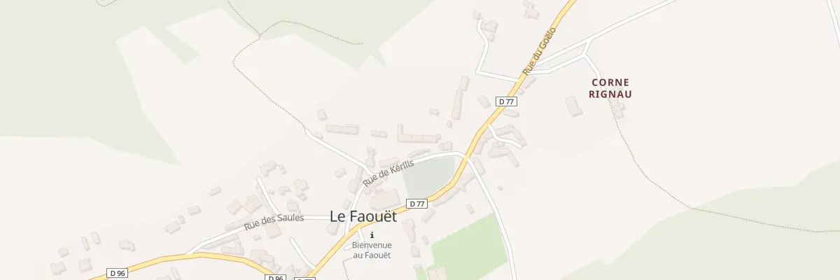 Plan du 11 Rue Kerilis au Faouët