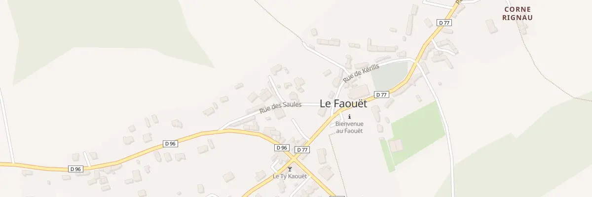 Plan du 4 Rue des Saules au Faouët