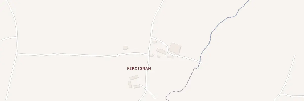 Plan du 1 Keroignan au Faouët
