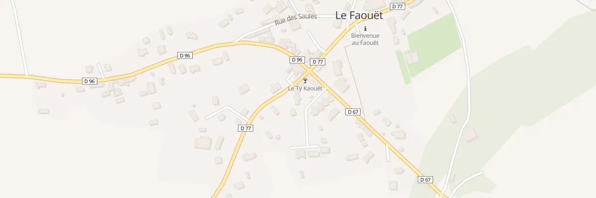 Plan du 1 Rue de l’Argoat au Faouët